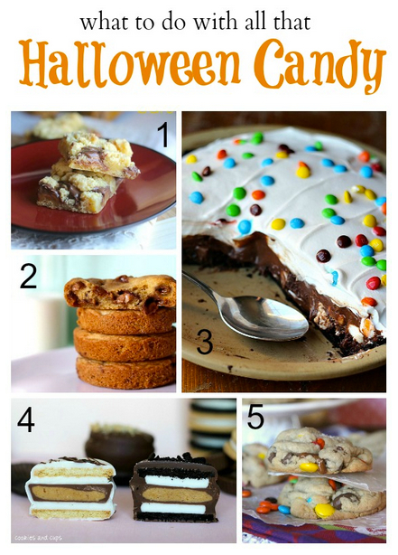 leftover halloween candy recipes